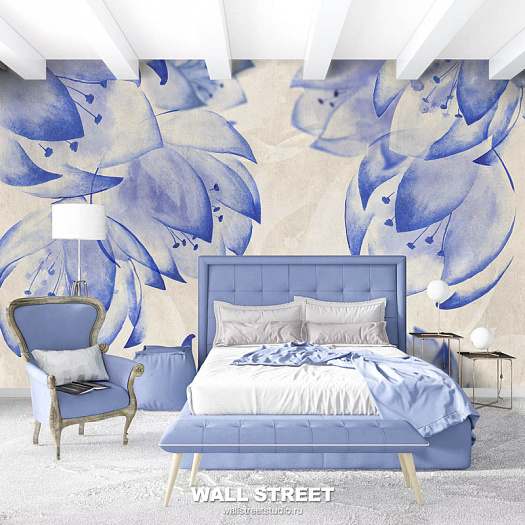 Фотообои в интерьере артикул Azure 3, AZURE, Wall street