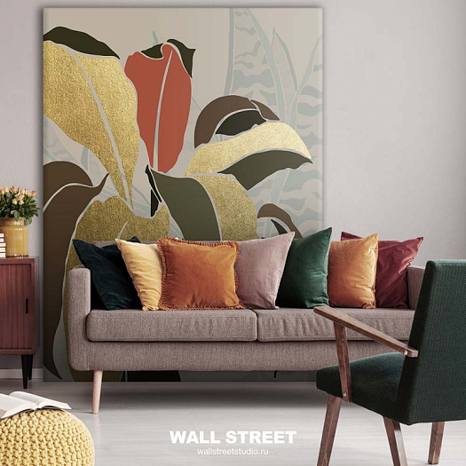 Фотообои в интерьере артикул Gold Set 9, GOLD SET, Wall street Фотообои в интерьере артикул Gold Set 9, GOLD SET, Wall street