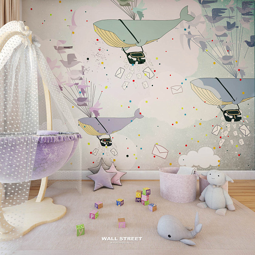 Фотообои в интерьере артикул Felicita 2, FELICITA, Wall street Фотообои в интерьере артикул Felicita 2, FELICITA, Wall street
